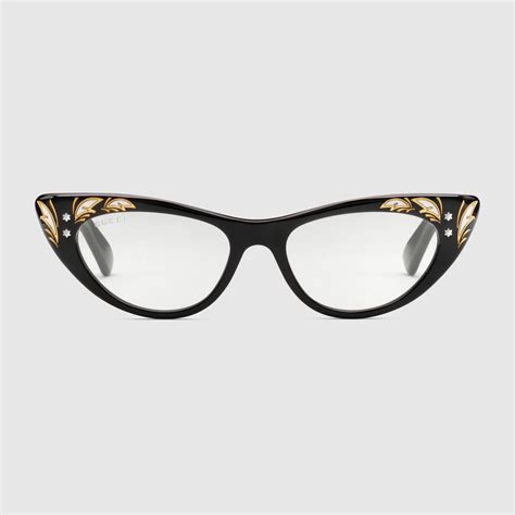 gucci hornrimmed sunglasses|gucci cat eye prescription glasses.